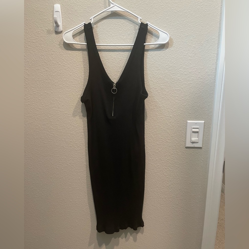 Black tank dress